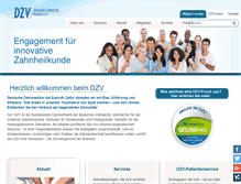 Tablet Screenshot of dzv-netz.de